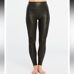 SPANX | Vegan Leather Moto Leggings